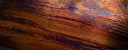 oxidized copper, abstract artistic backgroundの写真素材