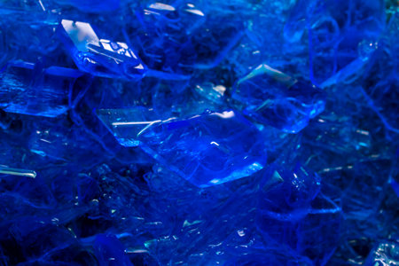 copper sulfate crystals, background or textureの写真素材