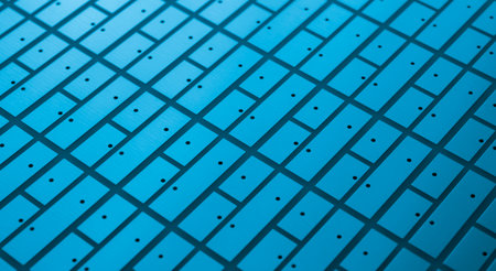 mosaic of rectangles, bricks, background or textureの写真素材