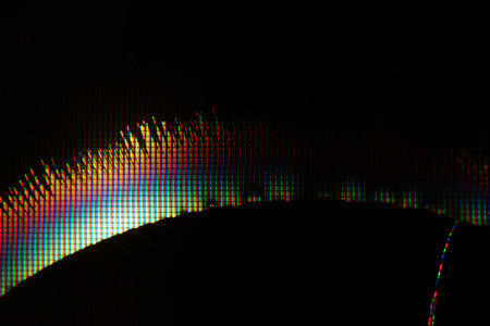 broken matrix LCD screen RGB original wallpaperの写真素材