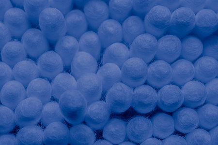 earbuds. background or textureの写真素材