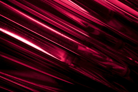 glowing optical fiber in the darkの写真素材