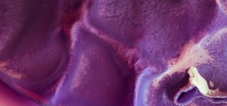 copper hydroxide, pools abstract structureの写真素材