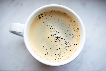 instant coffee on white background