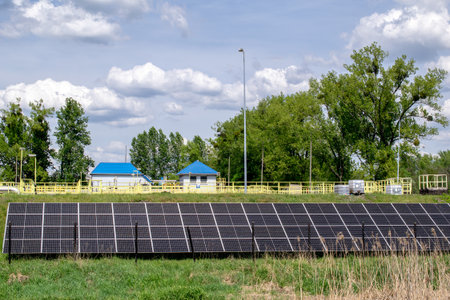 photovoltaic panels in a field