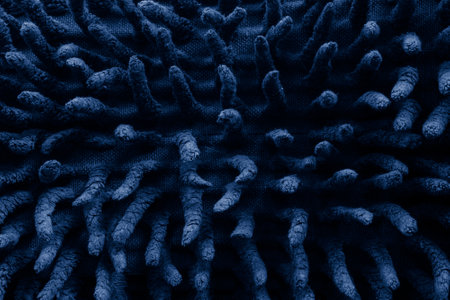 hairy villi background or texture in blueの写真素材
