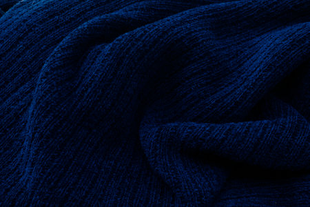 blue woolen sweater, background or texture
