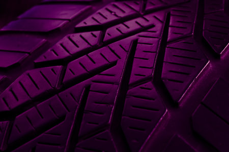 tire tread, tire traces backgroundの写真素材