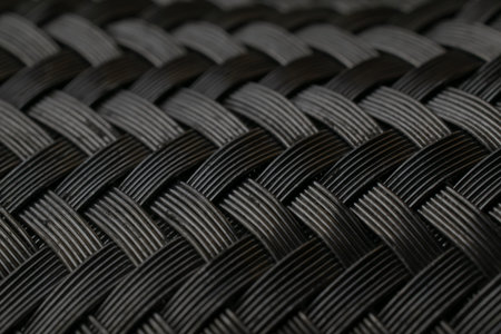 woven wire mesh background or textureの写真素材