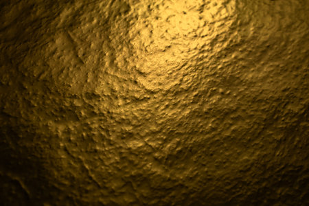 gold metallic background, wall or textureの写真素材