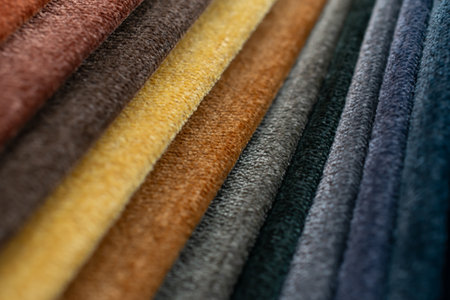fabric stripes. striped background in different colorsの写真素材