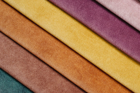 fabric stripes. striped background in different colorsの写真素材