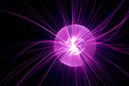 stars, explosion of sparks, electric flower, blot of lightの写真素材