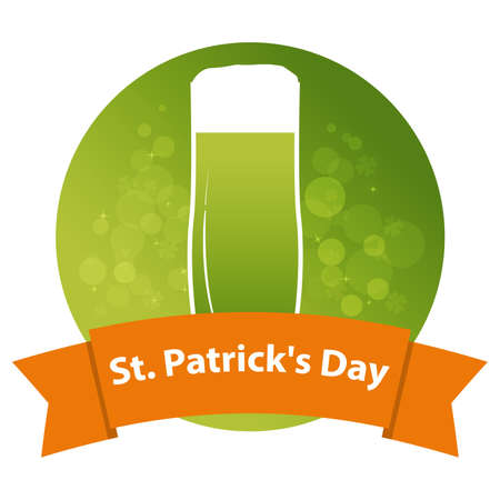 Glass of beer with foam. A congratulatory concept of design for the websites and mobile applications.のイラスト素材