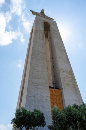 The Cristo Rei  monument of Jesus Christ in Lisbon, Portugalの写真素材