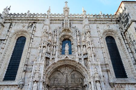 View Lisbon, Jeronimos Monastery in the Portugal .の写真素材