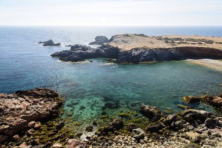 Coast in the Cabo de Palos, Spainの写真素材