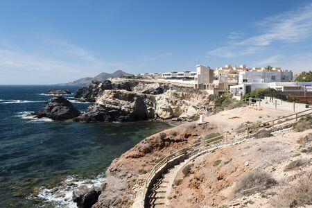Coast in the Cabo de Palos, Spainの写真素材