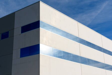 Exterior industrial warehouse