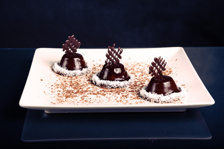 Freshly baked chocolateの写真素材