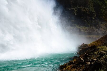 Output water in the mountainの写真素材