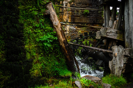 Old town in Asturias, Taramundiの写真素材