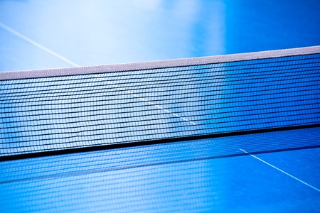 Table tennis net closeupの写真素材