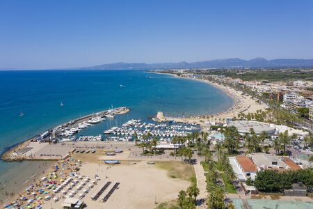 Salou scenery , Spain. Europeのeditorial素材
