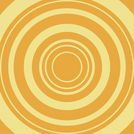 Comic background. Yellow circle on orange backdrop. Vector illustration.のイラスト素材