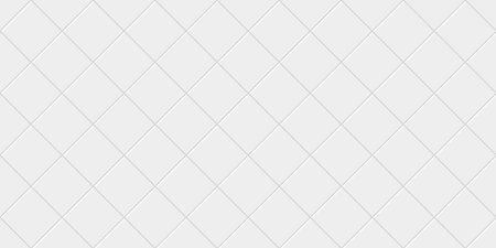 White tile wall or floor. Seamless pattern of ceramic tiled grid for bathroom, kitchen or toilet interior. Realistic 3d rectangle tile. vector illustration.のイラスト素材