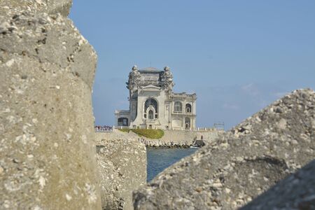 Famous Casino Palace, symbol of the city, From Art Nouveau to present ruin