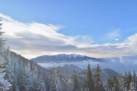 View af Bucegi mountains, Romania