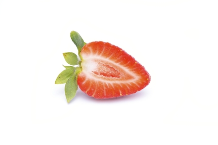 strawberry isolated on the white backgroundの写真素材