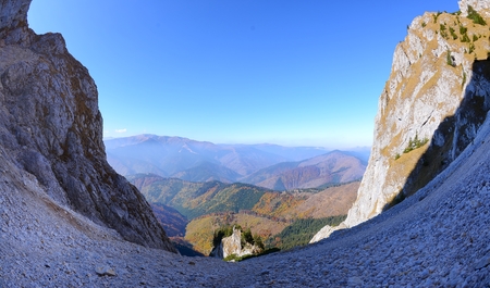 big scree in mountainsの写真素材