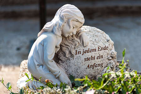 Angel watching overの写真素材