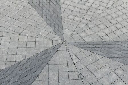 Top view on paving stones design backgroundの写真素材