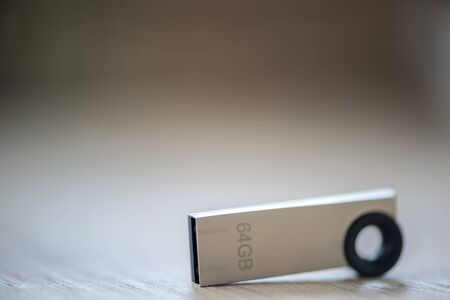 Close-up of a USB stick, flash pen, 64 GB