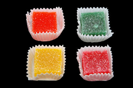 Candy over blackの写真素材