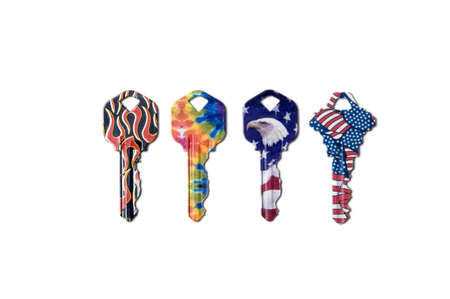 A collection of house keysの写真素材