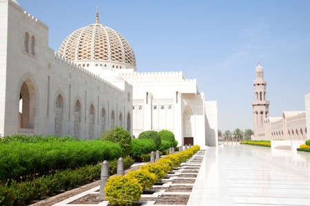 Muscat, Oman, Sultan Qaboos. Grand Mosque のeditorial素材