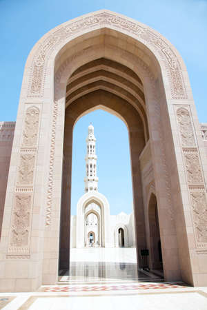 Muscat, Oman, Sultan Qaboos  Grand Mosqueの写真素材