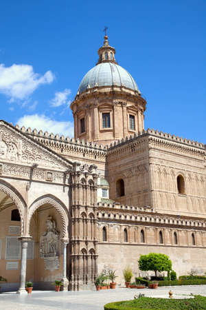 Cathedral of Palermoの写真素材