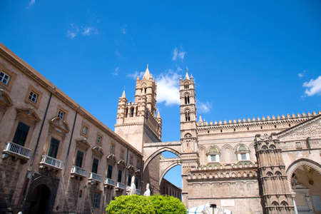 Cathedral of Palermoの写真素材