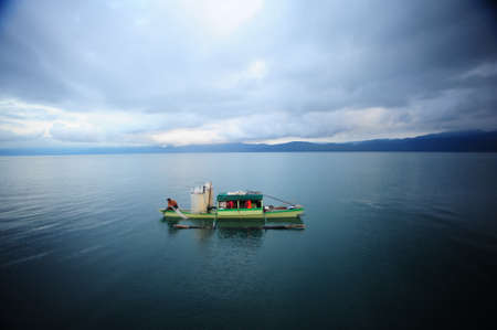 Early morning at Matano Lake Indonesiaの素材