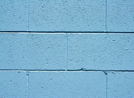 Closeup abstract of blue stucco brick wallの写真素材