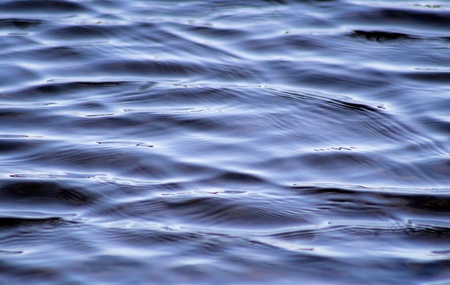 Peaceful and Tranquil Image of Blue Watersの写真素材