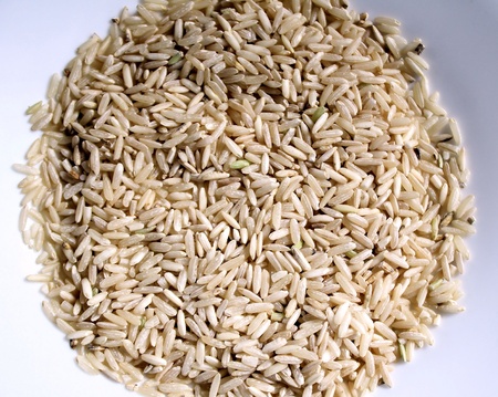 Wholegrain Brown Riceの写真素材