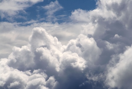 Cumulus Clouds の写真素材