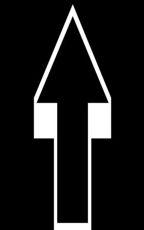 Arrow Pointing Upの写真素材