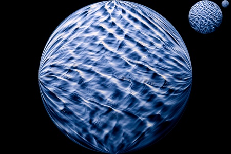 Worlds Of Blue - an abstractの写真素材